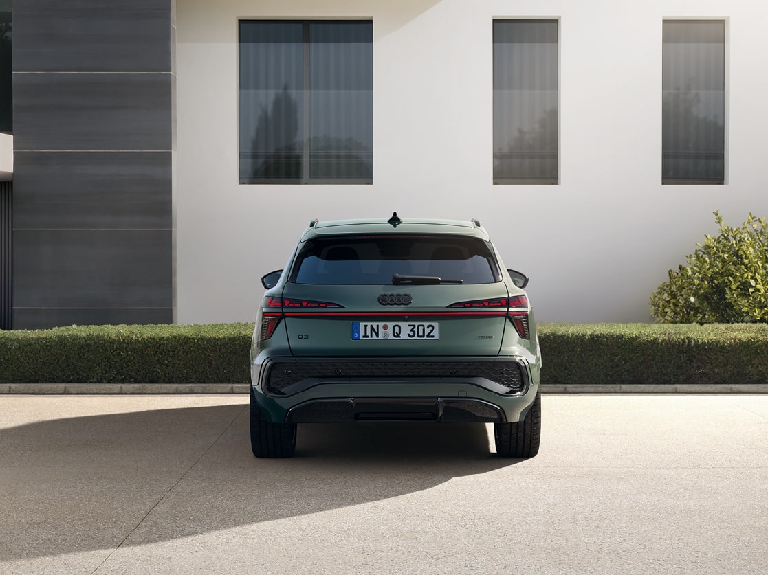 Bild vom neuen Audi Q3 von Hinten